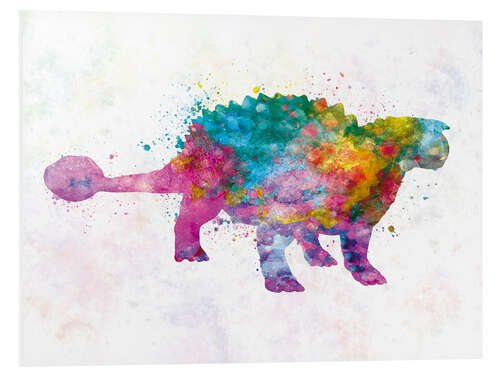 Foam board print Ankylosaurus, Dinosaur III