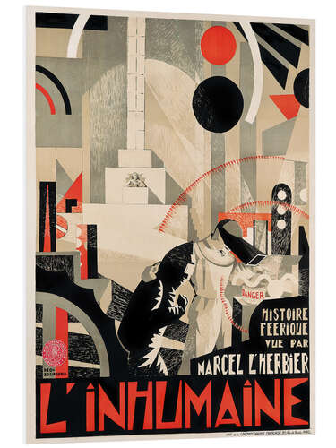 Foam board print L'Inhumaine, 1924