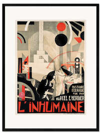 Impression artistique encadrée L'Inhumaine, 1924