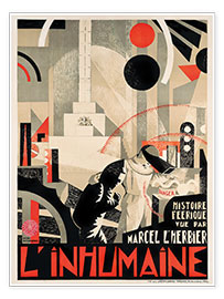 Poster L&#039;Inhumaine, 1924