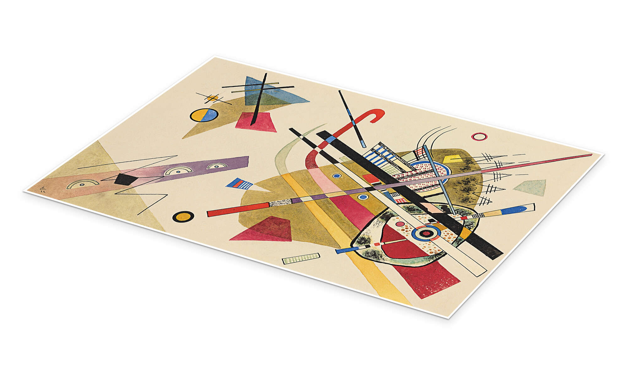 Wandbild „Ohne Titel, 1922“ von Wassily Kandinsky | Posterlounge.ch