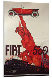 Gallery Print Werbeplakat für Fiat 509, 1925