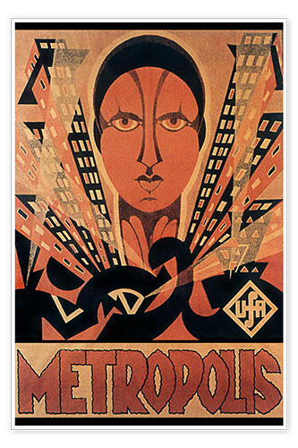 Poster Metropolis, directed by Fritz Lang, 1927