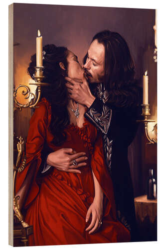 Wood print Kiss in Bram Stoker's Dracula