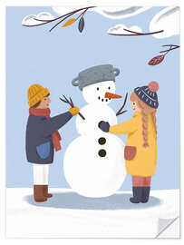 Sisustustarra Building a snowman