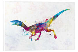 Aluminium print Compsognathus, Dinosaur VII