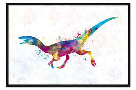 Gerahmter Kunstdruck Compsognathus, Dinosaurier VII