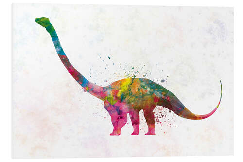 Foam board print Barosaurus, Dinosaur VIII