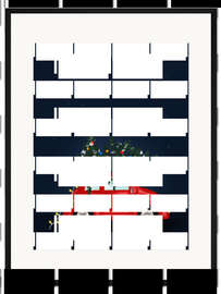 Gerahmter Kunstdruck Zu Weihnachten nach Hause mit Tannenbaum