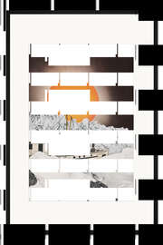 Gerahmter Kunstdruck Mitternachtssonne im ewigen Eis