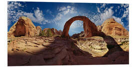 Stampa su PVC Rainbow Bridge 360° shot, Utah