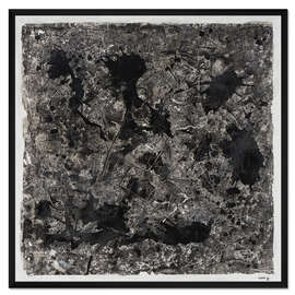 Gerahmter Kunstdruck Erinnerung an Pollock