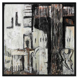 Gerahmter Kunstdruck Gedenkstätte