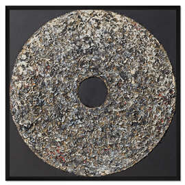 Gerahmter Kunstdruck Kreisrelief