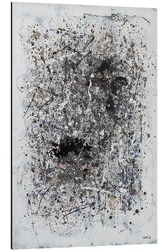 Aluminium print Homage to Pollock I