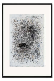 Gerahmter Kunstdruck Hommage an Pollock I