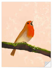 Wall sticker Sing Little Robin, Sing