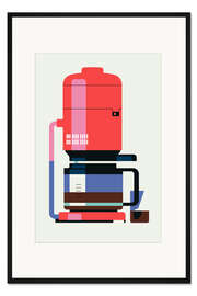 Gerahmter Kunstdruck Brown Coffee