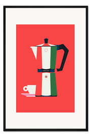 Gerahmter Kunstdruck Italian Coffee