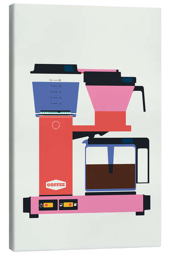 Canvas print Pastel Coffe Maker