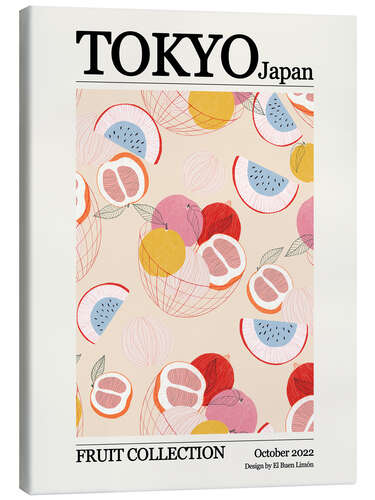 Canvas print Tokyo Fruit Collection