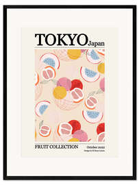 Impressão artística com moldura Tokyo Fruit Collection