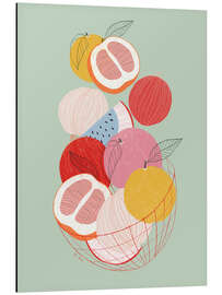 Magnettafel Bunter Früchtekorb