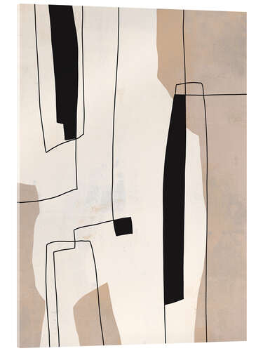 Acrylic print Abstract City Landscape II