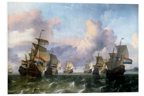 Stampa su PVC The Return of the Dutch East India Company Fleet