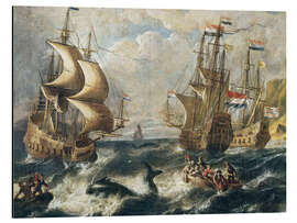 Magnettafel "La peche a la baleine", Der Walfang (Detail)