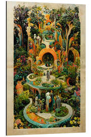 Magnettafel Magische Gärten - Collage IV