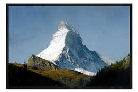 Gerahmter Kunstdruck Matterhorn, das Wahrzeichen der Schweiz