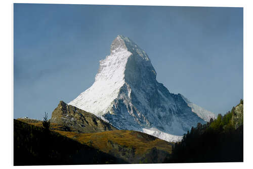 Foam board print Matterhorn, the Symbol of Switzerland