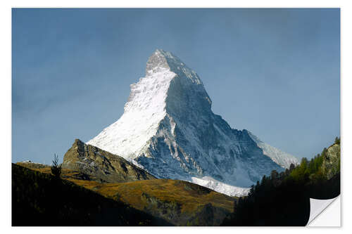 Sticker mural Matterhorn, the Symbol of Switzerland