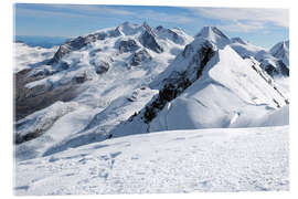 Acrylglasbild Monte Rosa