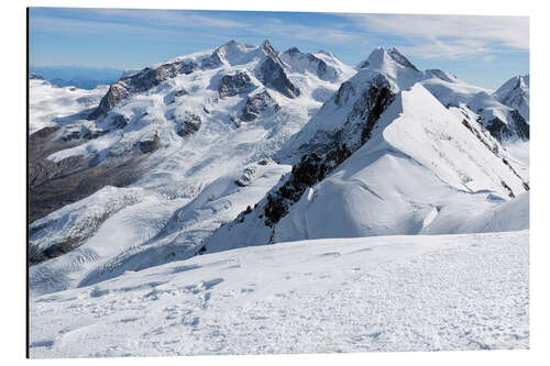 Aluminium print Monte Rosa