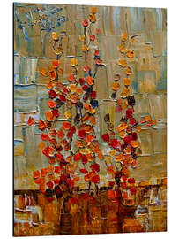 Magnettafel Getupftes Herbstlaub