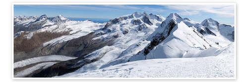 Poster Monte Rosa Massif