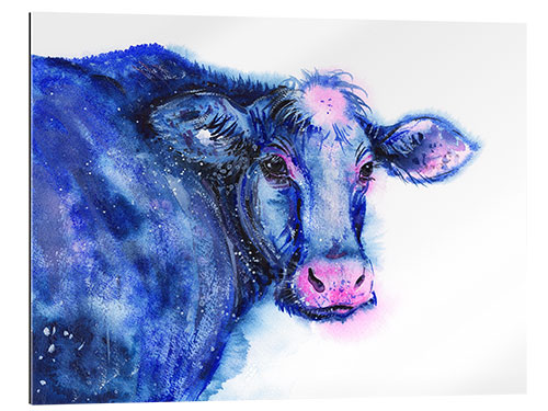 Galleritryk Blue Cow