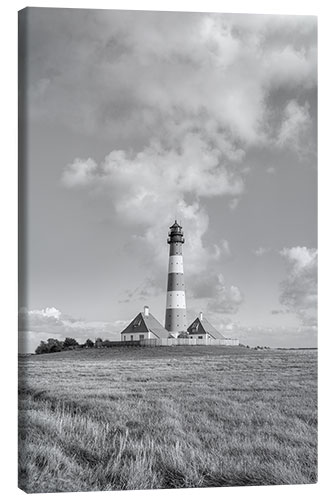 Canvas print Lighthouse Westerheversand