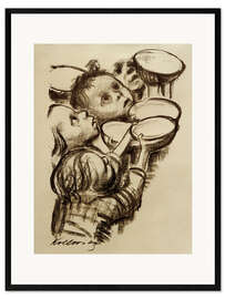 Stampa artistica con cornice Germany's children are starving, 1923