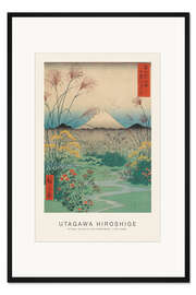 Gerahmter Kunstdruck Tsuki-Ebene in der Kai Provinz