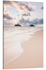 Magnettafel Traumstrand auf Hawaii am Morgen