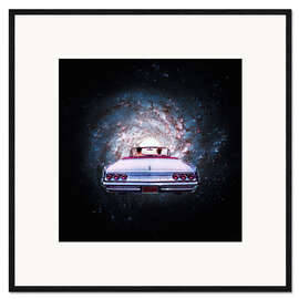 Ingelijste kunstdruk Our Trip through the Galaxy