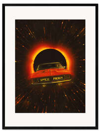 Impression artistique encadrée The Space Rider