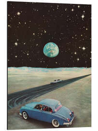 Magnettafel Am Mond-Highway