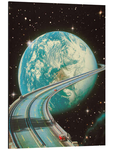 Aluminium print Highway To Earth