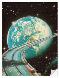 Muursticker Highway To Earth