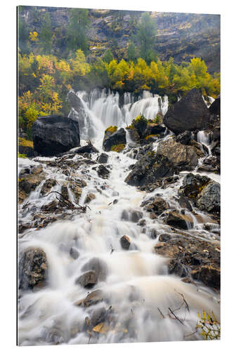 Gallery print Siebe Brünne waterfalls in the Lenk in autumn