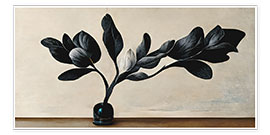 Poster  Black Magnolia - treechild